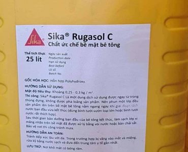 Phụ gia chống thấm 119 RUGASOL C 25LIT