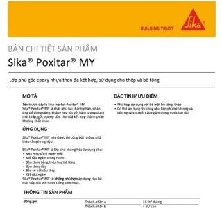 Phụ gia chống thấm 123 SIKA POXITAR MY